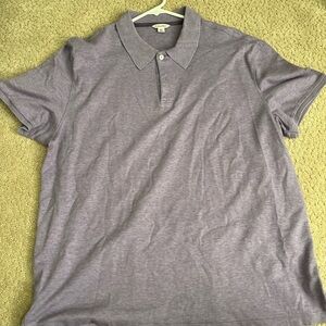 Calvin Klein 100% Cotton Lavender Purple Polo Shirt XL EUC